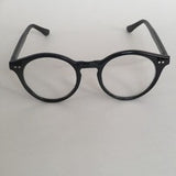 clear lens pantos style glasses