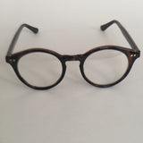 clear lens pantos style glasses